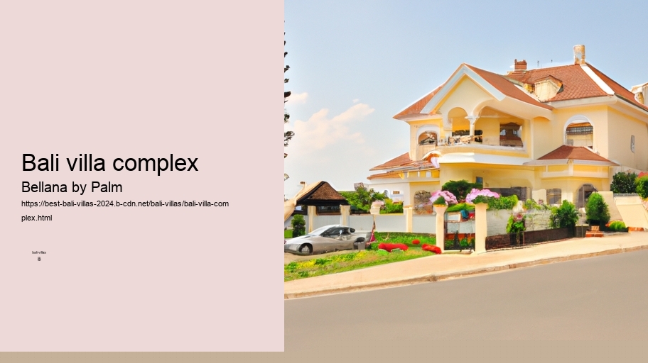 bali villa complex