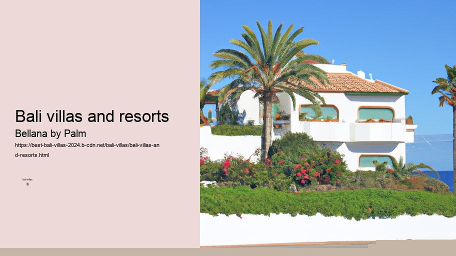 bali villas and resorts