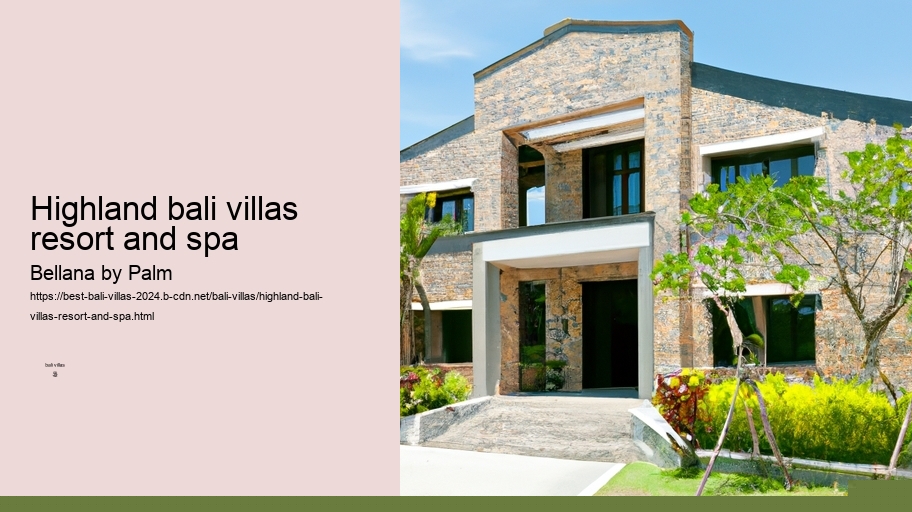 highland bali villas resort and spa